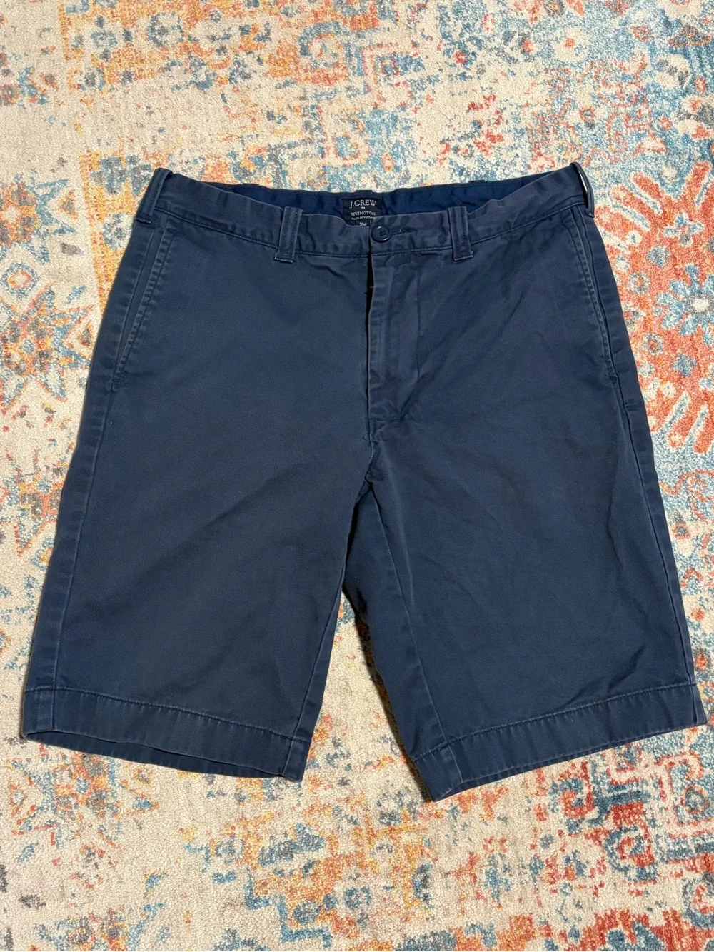 J.Crew Rivington blue cotton shorts